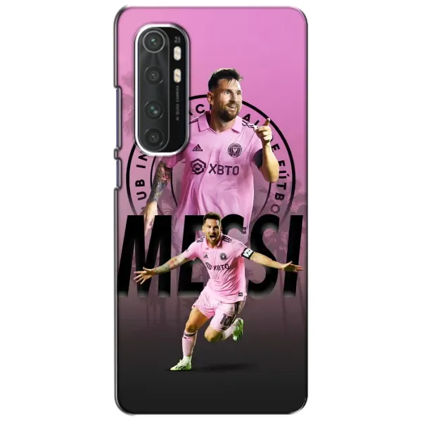 Чохол з принтом «Messi Miami» для Xiaomi Mi Note 10 Lite