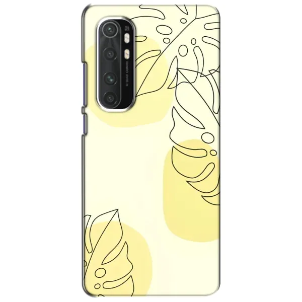 Чехол с принтом «Желтая монстера арт» для Xiaomi Mi Note 10 Lite