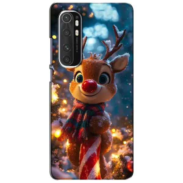 Чохол з принтом «Олень з шарфом» для Xiaomi Mi Note 10 Lite Чохол з принтом «Олень з шарфом» для Xiaomi Mi Note 10 Lite