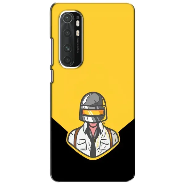 Чохол з принтом «Пабг в шоломі» для Xiaomi Mi Note 10 Lite