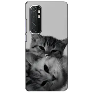 Чохол з малюнком кіт на Xiaomi Mi Note 10 Lite (Пара котів)