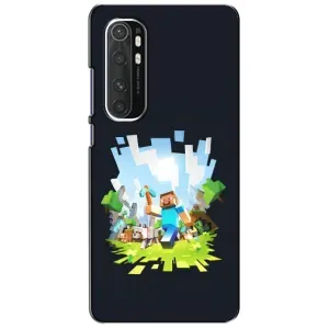 Чохол Майнкрафт на Xiaomi Mi Note 10 Lite (AlphaPrint) Minecraft (персонажі Minecraft)
