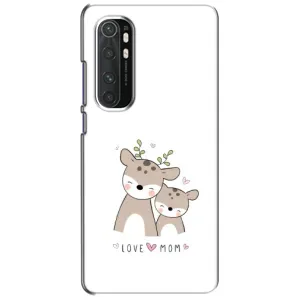 Чохол з принтом «Оленята мама і малюк» для Xiaomi Mi Note 10 Lite