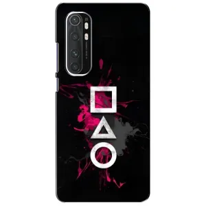 Чохол Гра в кальмара для Xiaomi Mi Note 10 Lite (Символи Гра кальмара)