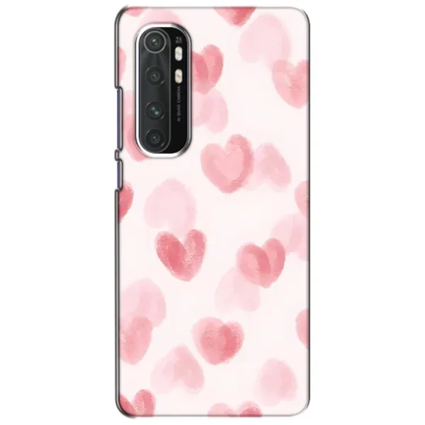 Чохол з принтом «Рожеві сердечки» для Xiaomi Mi Note 10 Lite Чохол з принтом «Рожеві сердечки» для Xiaomi Mi Note 10 Lite