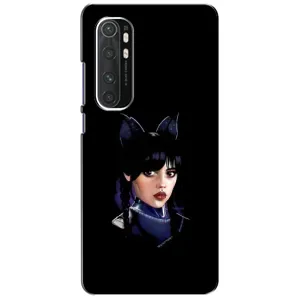 Чохли Венсдей на Xiaomi Mi Note 10 Lite Уенсдей (AlphaPrint) (серйозна Венздей)