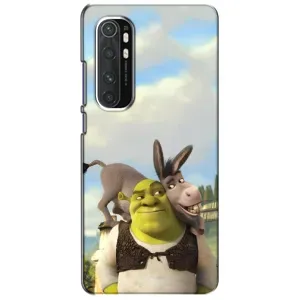 Чохол з мультфільмом Шрек на Xiaomi Mi Note 10 Lite (Шрек та Осел)