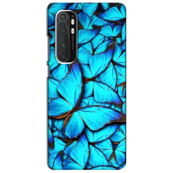 Чохол з принтом «Сині метелики» для Xiaomi Mi Note 10 Lite Чохол з принтом «Сині метелики» для Xiaomi Mi Note 10 Lite