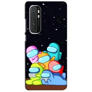 Чехол Амонг Ас для Xiaomi Mi Note 10 Lite (AlphaPrint) (Скины в космосе)