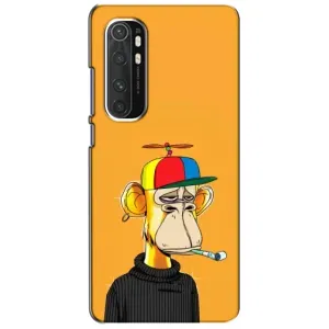 Чехлы с Обезьянами NFT для Xiaomi Mi Note 10 Lite (AlphaPrint) (Скучающая Обезьяна NFT)