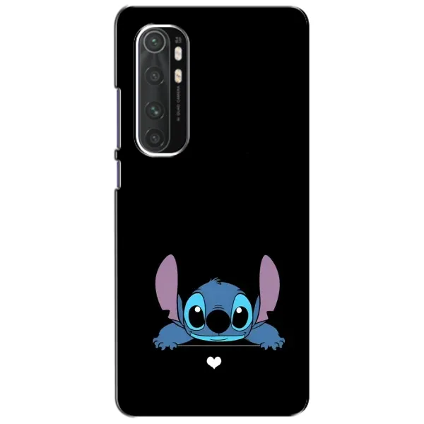 Чохол з принтом «Стіч на чорному» для Xiaomi Mi Note 10 Lite