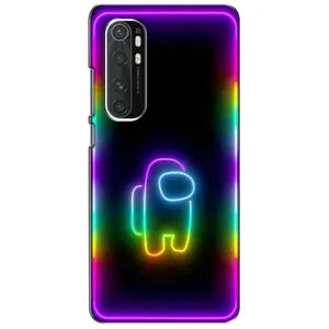 Чехол Амонг Ас для Xiaomi Mi Note 10 Lite (AlphaPrint) (Яркий скин)