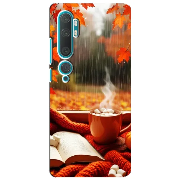 Чехол с принтом «Кофе и дождь» для Xiaomi Mi Note 10