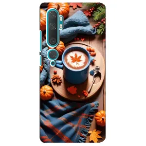 Чехол с принтом «Кофе и тыковки» для Xiaomi Mi Note 10