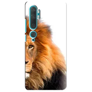 Чехлы с картинками животных Xiaomi Mi Note 10 (Лев грива)