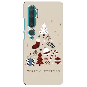 Різдвяні, Святкові Чохли для Сяомі Мі Ноут 10 (Merry Christmas)
