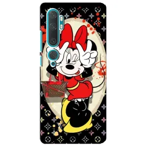 Чехол Disney Mouse Xiaomi Mi Note 10 (PREMIUMPrint) (Минни peace)