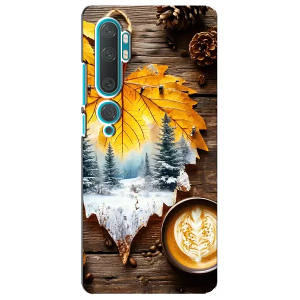 Чехол с принтом «Осенне-зимний кофе» для Xiaomi Mi Note 10
