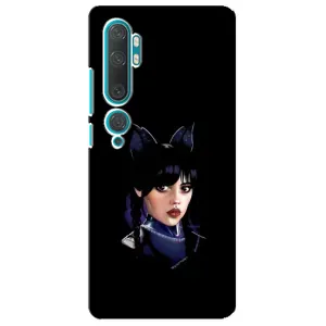 Чохли Венсдей на Xiaomi Mi Note 10 Уенсдей (AlphaPrint) (серйозна Венздей)
