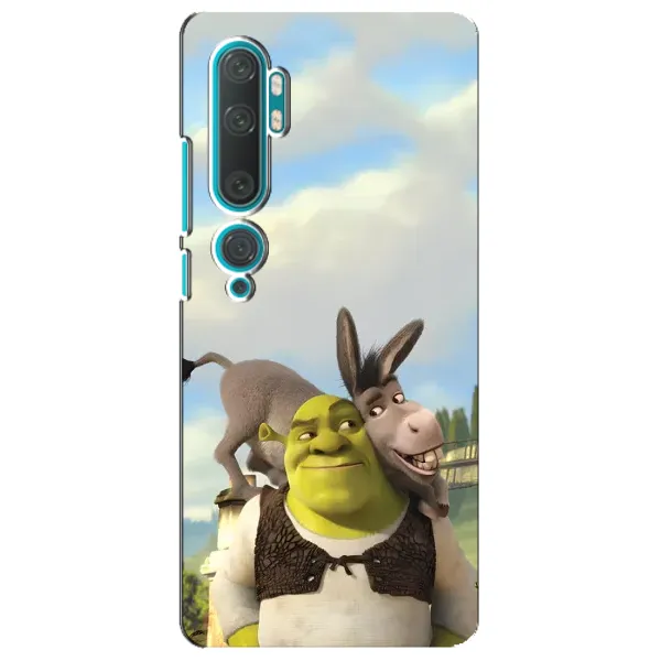 Чохол з принтом «Шрек та Осел» для Xiaomi Mi Note 10 Чохол з принтом «Шрек та Осел» для Xiaomi Mi Note 10