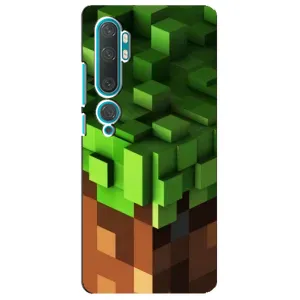 Чехол Майнкрафт на Xiaomi Mi Note 10 (AlphaPrint) Minecraft (текстура Майнкрафт)