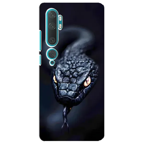 Чохол з принтом «Чорна змія» для Xiaomi Mi Note 10