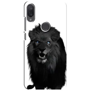 Чохли з картинкою животних Xiaomi Mi Play (Чорний ЛЕВ)