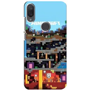 Чохол Майнкрафт на Xiaomi Mi Play (AlphaPrint) Minecraft (фон Minecraft)