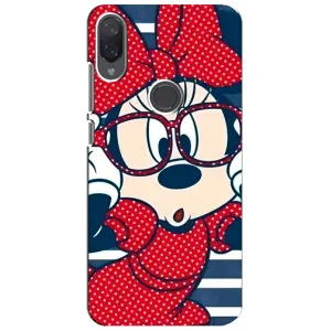 Эксклюзивный чехол для Xiaomi Mi Play (AlphaPrint - Мультяшные) (Маус в очках)