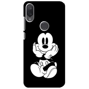 Эксклюзивный чехол для Xiaomi Mi Play (AlphaPrint - Мультяшные) (Микки на черном)