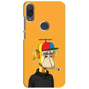 Чехлы с Обезьянами NFT для Xiaomi Mi Play (AlphaPrint) (Скучающая Обезьяна NFT)