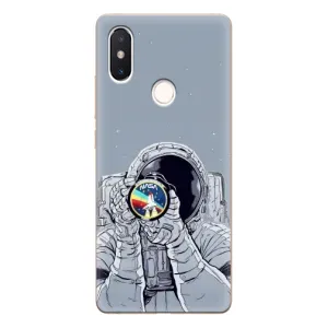 Чехол NASA для Xiaomi Mi8 Special Edition (AlphaPrint) (Космонавт фото)