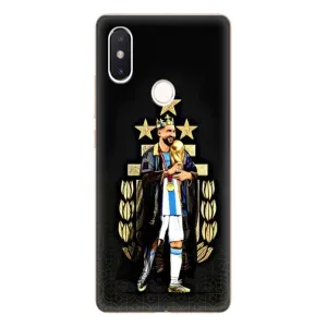 Чехлы для Xiaomi Mi8 Special Edition (Leo чемпион) (AlphaPrint) (Месси Король)