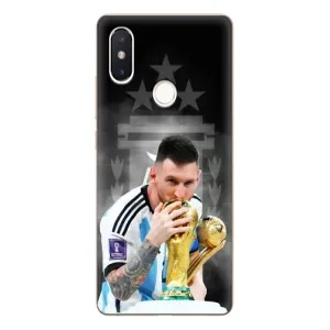 Чехлы для Xiaomi Mi8 Special Edition (Leo чемпион) (AlphaPrint) (Месси Чемпион)