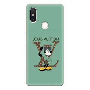 Чехлы Луи Витон для Xiaomi Mi8 Special Edition (AlphaPrint - LOUIS VUITTON) (Микки Маус LV)