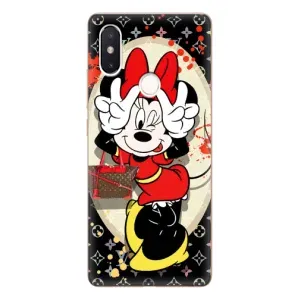 Чехол Disney Mouse Xiaomi Mi8 Special Edition (PREMIUMPrint) (Минни peace)
