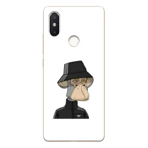 Чехлы с Обезьянами NFT для Xiaomi Mi8 Special Edition (AlphaPrint) (обезьяна NFT Adidas)