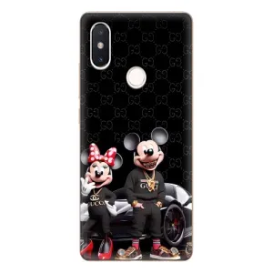 Чехол Disney Mouse Xiaomi Mi8 Special Edition (PREMIUMPrint) (Семья Маусов)