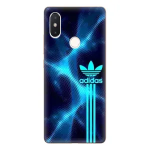 Чехлы Адидас для Xiaomi Mi8 Special Edition (AlphaPrint) (Синий Адидас)