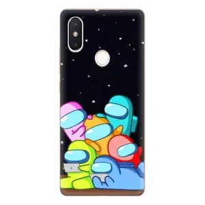 Чохли Амонг Ас для Xiaomi Mi8 Special Edition (AlphaPrint) (Скіни в космосі)