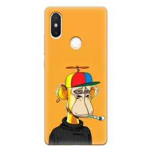 Чехлы с Обезьянами NFT для Xiaomi Mi8 Special Edition (AlphaPrint) (Скучающая Обезьяна NFT)