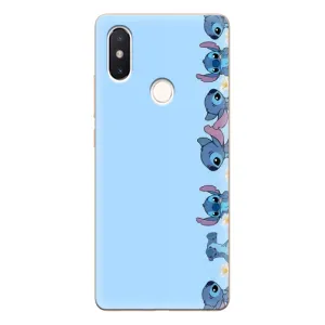 Чехол с принтом Стич на Xiaomi Mi 8 SE (Стич фон)
