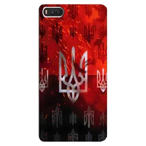 Украинские Чехлы для Xiaomi Mi8 с картинкой УПА (AlphaPrint) (ГЕРБ УПА)