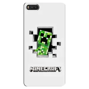 Чохол Майнкрафт на Xiaomi Mi8 (AlphaPrint) Minecraft (кріпер Майнкрафт)