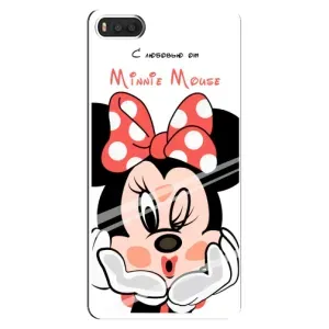 Эксклюзивный чехол для Xiaomi Mi8 (AlphaPrint - Мультяшные) (Маус Минни)