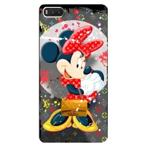 Чехол Disney Mouse Xiaomi Mi8 (PREMIUMPrint) (Minni с бантиком)