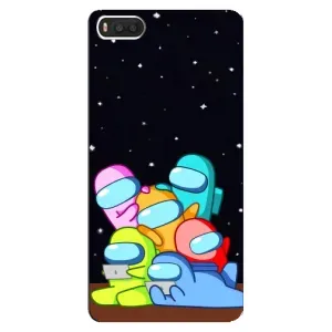 Чохли Амонг Ас для Xiaomi Mi8 (AlphaPrint) (Скіни в космосі)