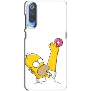 Чjхол з Сімпсонами для Xiaomi Mi 9 (VPrint) (Гомер з пончиком)