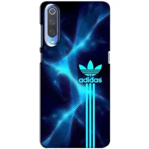 Чехлы Адидас для Xiaomi Mi 9 (AlphaPrint) (Синий Адидас)