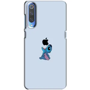 Чехол с принтом Стич на Xiaomi Mi 9 (Stitch apple)
